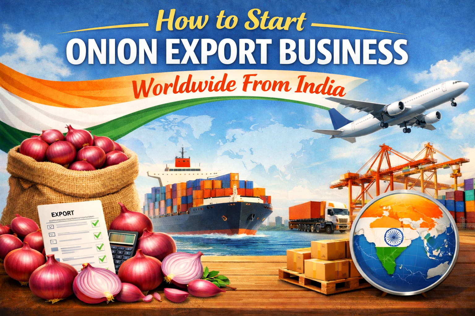 How to Start Onion Export Business Worldwide From India – Complete Step-by-Step Guide